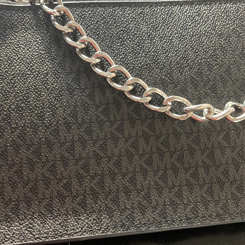 Michael Kors Pack Belt With Pull Chain, Black/Grey, LARGE - Picture 3 of 8